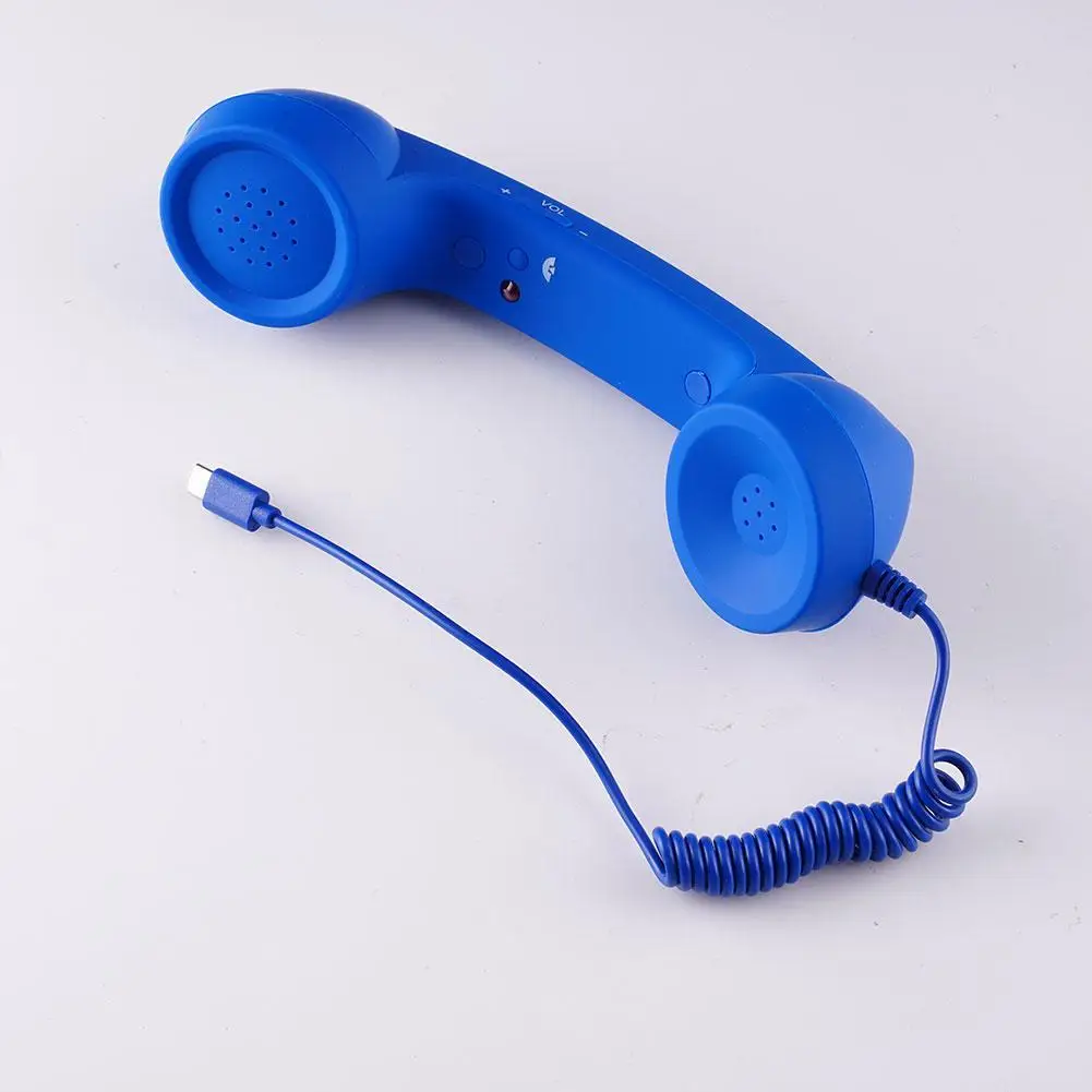Retro-Style Typ-C Direktanschluss Handy-Ohrhörer Kopfhörer 3,5mm C-Port Headset für Vintage-Telefone – Detail 21