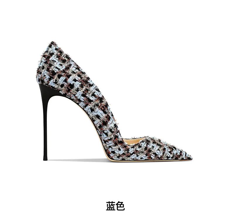 Apricot Temperament 2025 New Pointed Stiletto High Heels Women