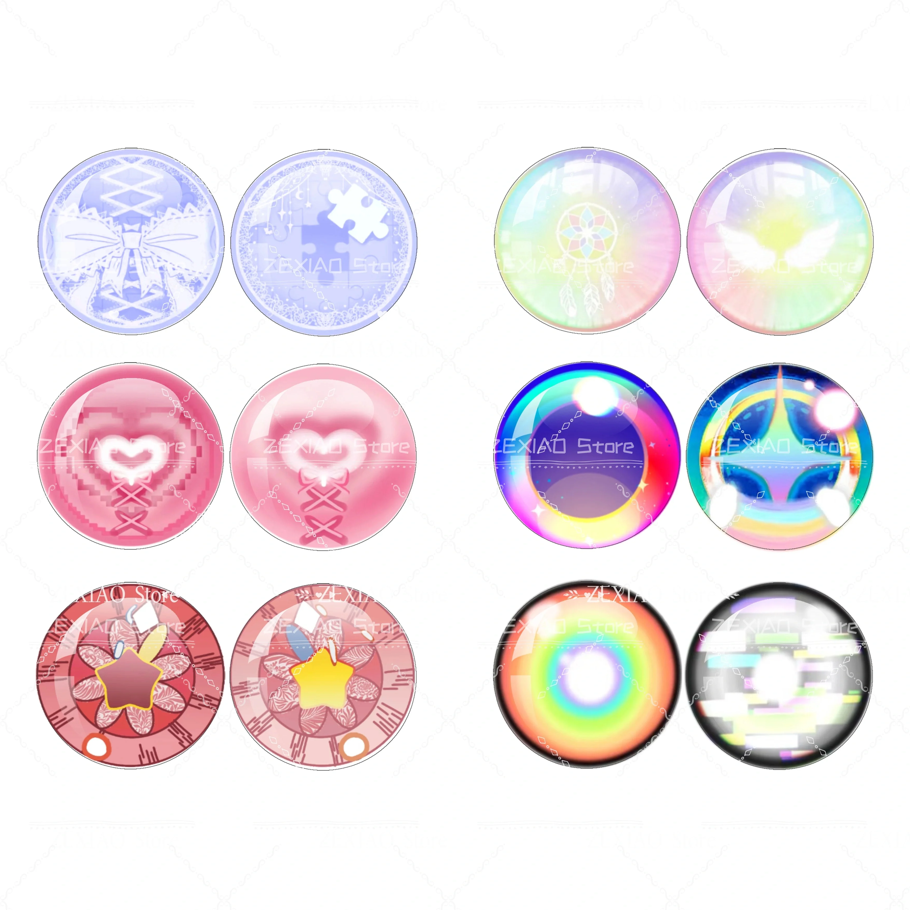 

6 Pairs BJD Doll Eyes Blythe Eyes DIY Handmades Anime Eye Accessories For Blythe BJD Dolls Toys DIY Accessories Jewelry