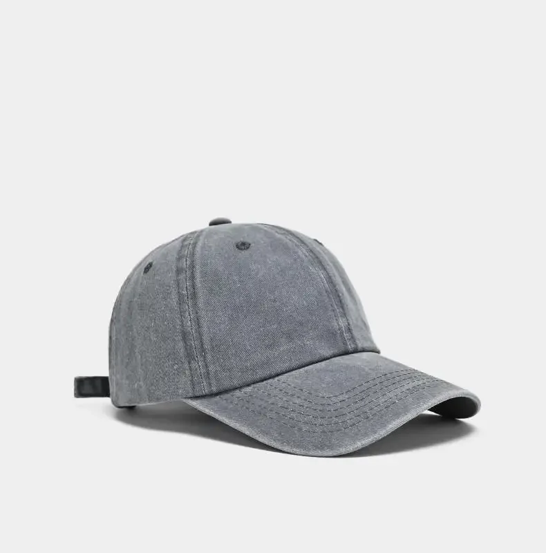 Baseball Kappe Gewaschen Baumwolle Männer Frauen Snapback Hut Vintage Hip Hop Caps Einfarbig Papa Hut Knochen Casquette Outdoor Casual Sport – Detail 15
