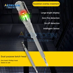 Multi-functional Electrician Screwdriver Pencil AC Non-contact Induction Test Pen Voltage Tester Voltage Detector Screwdriver