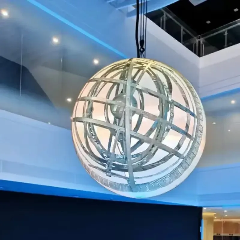 P8 360 Degree Flexible LED Screen Curved Spherical Transparent Display For Indoor Outdoor Special Shape Advertising
