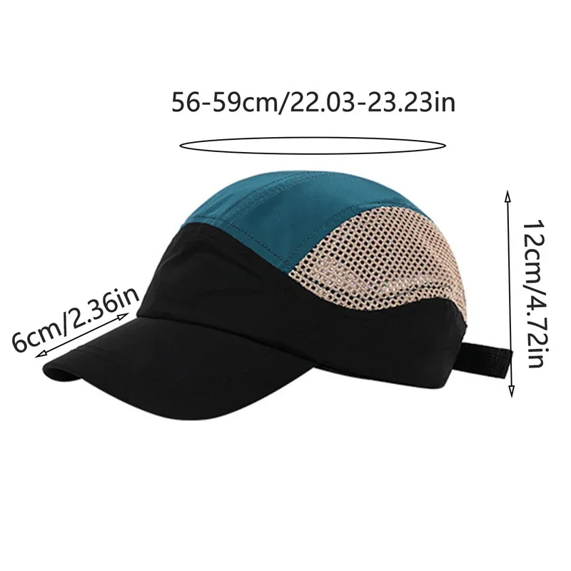 Japanese Retro Short-brimmed Baseball Caps for Men Summer Outdoor Sports Sunscreen Thin Quick-drying Women\'s Casual Mesh Hats