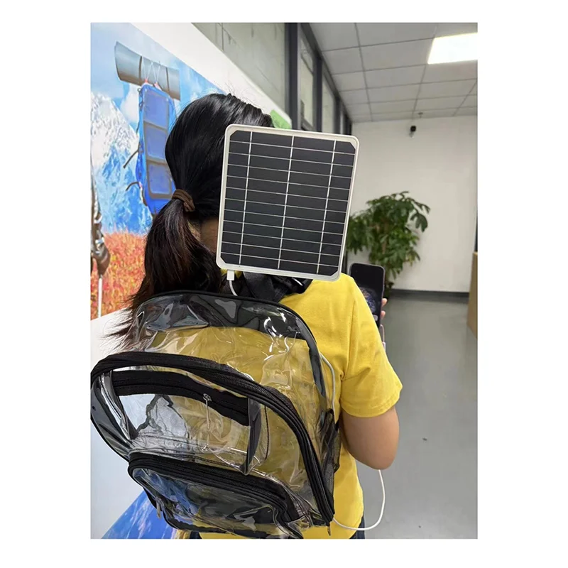 

Waterproof Solar Panel Kit 20W Portable Solar Charger With 2 USB Outdoor Battery Powered For Camping With Mounting Rack-AT30