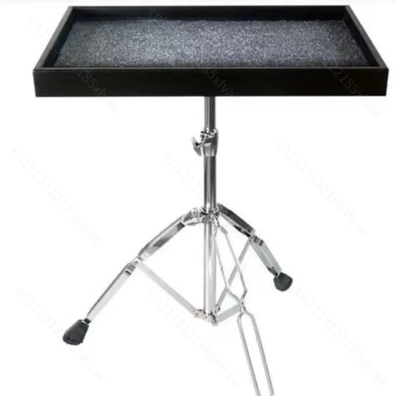 Complete Wooden Percussion Tray Set With Support Stand, Equipped with Mallets Drum Sticks and Paddle, Percussion Table Tray
