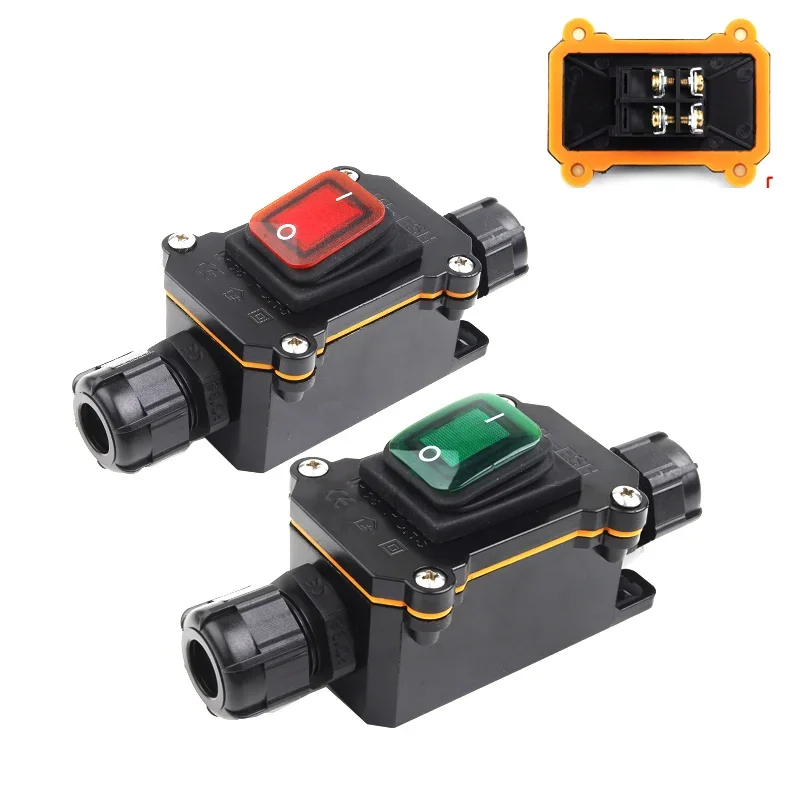 

Waterproof switch Waterproof ship type switch220V/24V/16A/30ARain proof outside the electrical roomAmpere boxSecond gear IP65