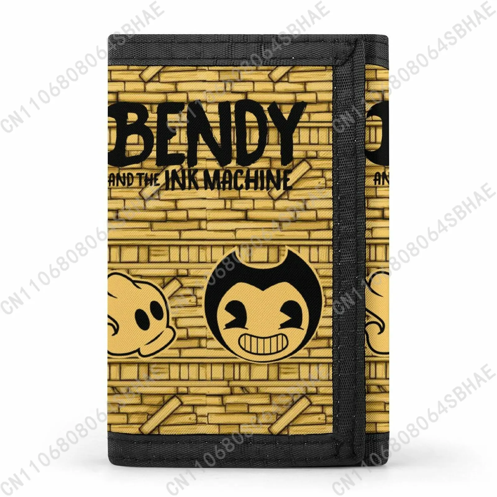 

B-Bendys Trendy Tri Fold T-The I-Inks M-Machine Wallet Teenage Girls Boys Slim 3 Fold Card Personalized Pattern Purse for School