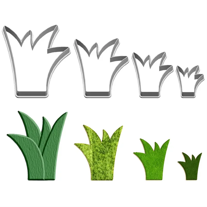

Four Specifications Cartoon Plants,Four Sharp Leaved Grass,Plastics Moulds,Cake Fondant Tools,Cookie and Sushi Fruit Cutters