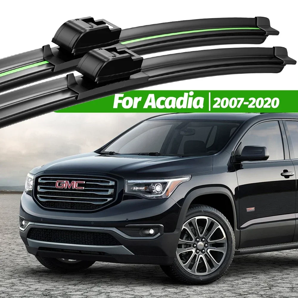 

For GMC Acadia 2007-2020 2pcs Front Windshield Wiper Blades 2008 2009 2013 2015 2016 2018 2019 Windscreen Window Accessories