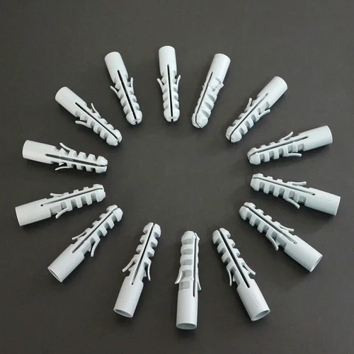 Imagen 2 del producto Tornillos de anclaje para paneles de yeso, enchufe de pared autoperforante, jabalí de yeso de plástico, sin tapa, Color gris, madera, 4/5/6/7/8/10/12/14/16MM