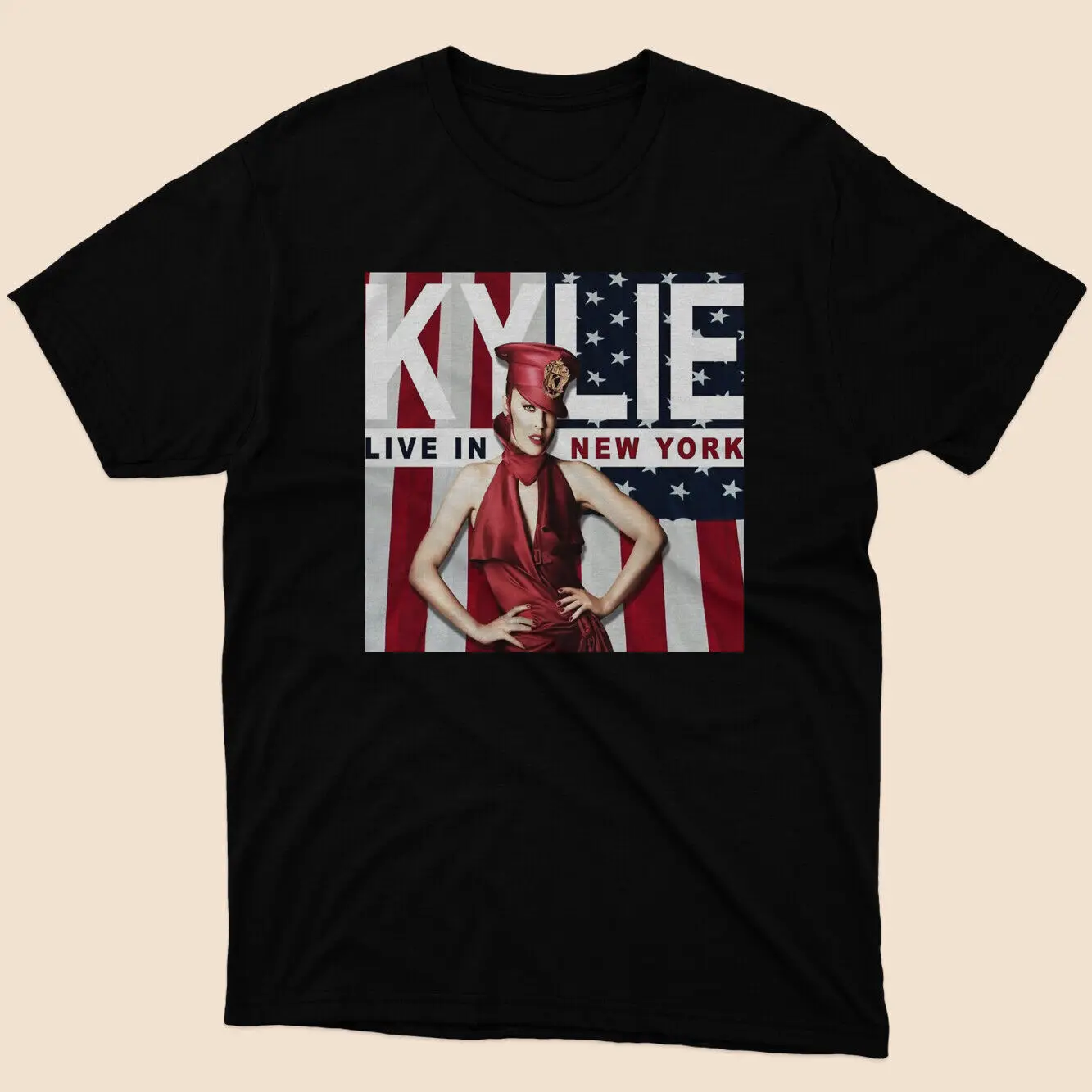 Limited Kylie Minogue - Kylie Live in New York T-shirt Black Size S to 5XL