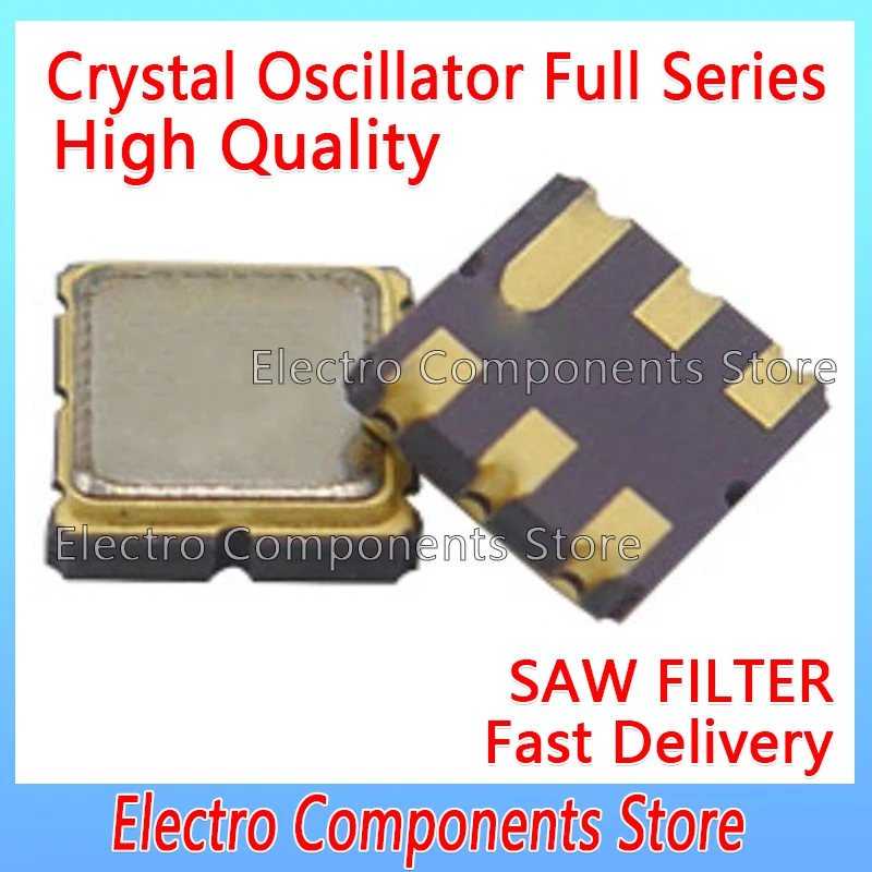 2PCS SAW FILTER 433MHz 428-438MHz NDF4230 HDF6531 433M 315M 868M 915M SMD 3030 6P SAW Resonator SMD-6 315MHZ 868MHZ 915MHZ