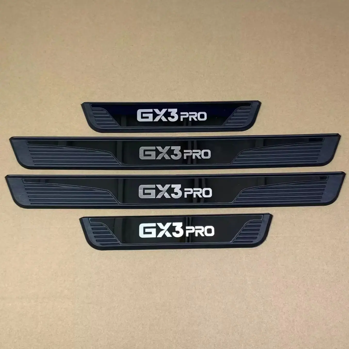 For Geely Gx3 Pro 2021-2023 2024 2025 2026 Auto Door Sill Pedal Trim Scuff Plate Protector 3D Sticker Car Styling Part Supplies