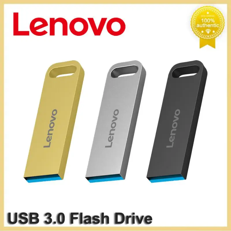 USB-флеш-накопитель Lenovo стандарта USB, металлическая высокоскоростная флеш-карта с реальной емкостью