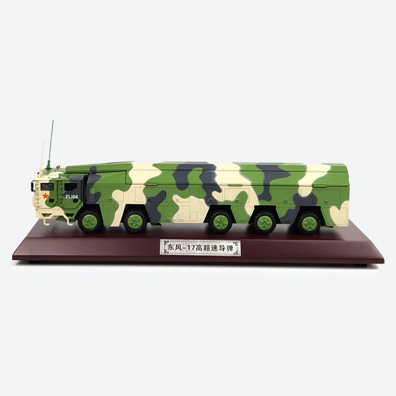 

Diecast Alloy & Plastic Model of Chinese DF-17 Militarized Combat Missile Launcher 1:30 Scale Toy Gift Collection Simulation