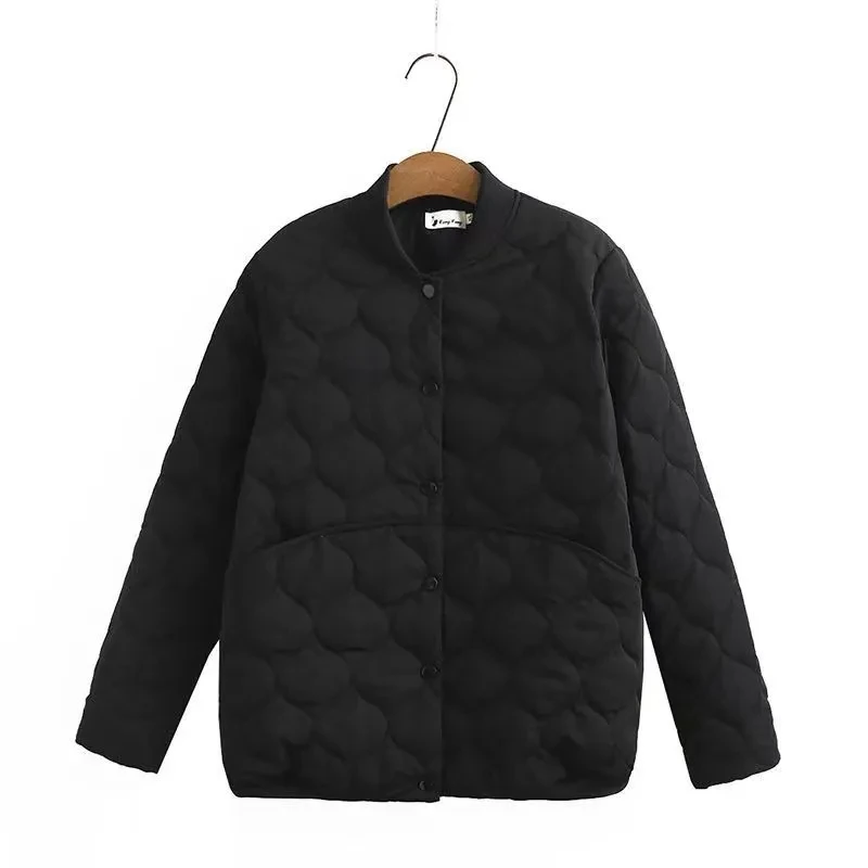 2024 Down Quilted Women's Short Fashion Stand Collar Light Quilted Women's Quilted Jacket Women Jackets Winter Coat Jacket