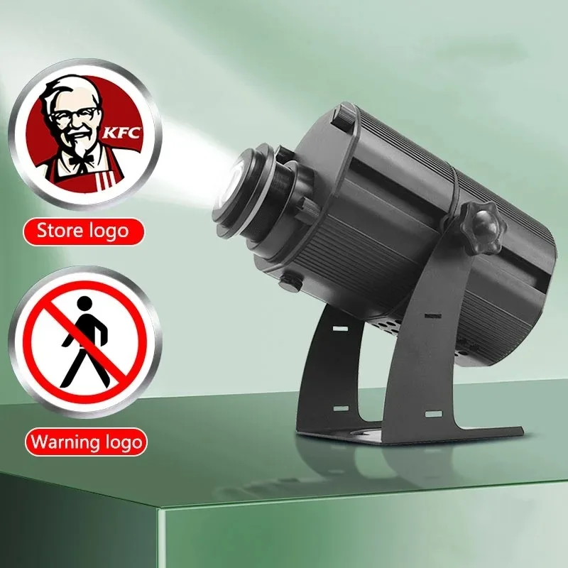 2026 sell Custom Logo  Projector Advertising Light 80W 100W Sign Wall Projection Waterproof Outdoor HD Rotating Led Advertising