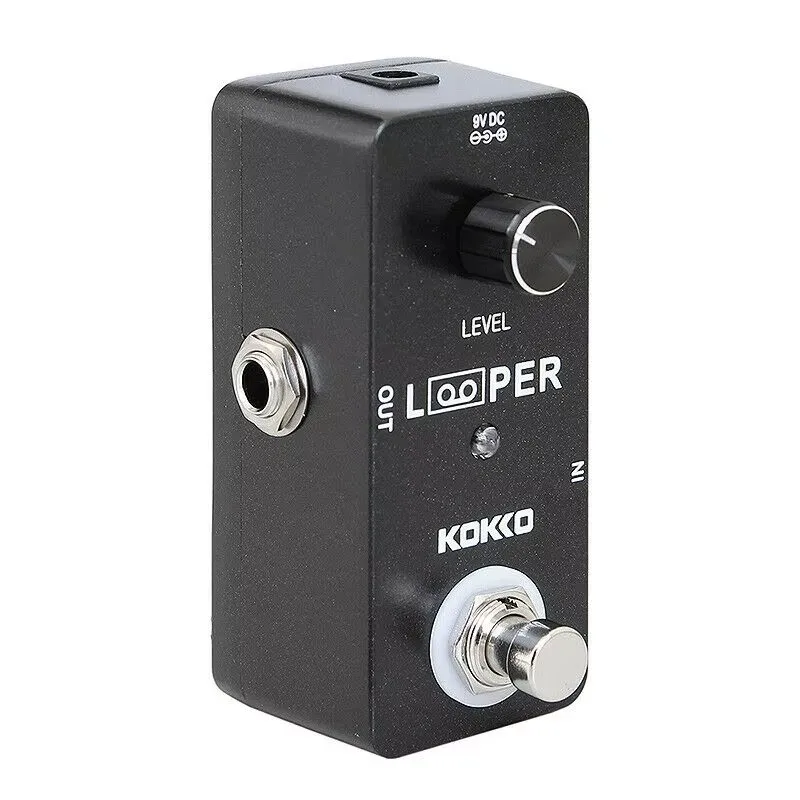 KOKKO FLP-2D Looper Electric Guitar Pedal 5 Minutes Recording Unlimited Overdubs Musical Instruments Loop Electric Tuner