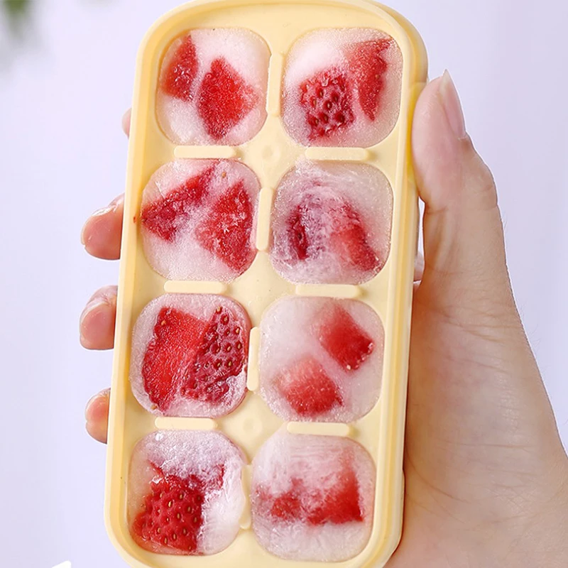 

Ice Cube Tray Silicone Mold Square Ice Cube Tray Mold Ice Maker Non-toxic And Durable Bar Tavern Wine Ice Cube Machine