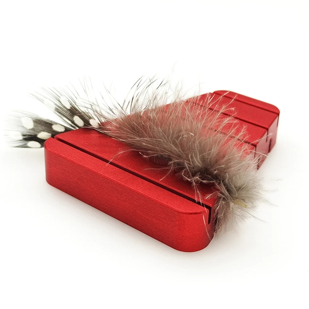 Fly Fishing Accessories Feather Fold Block CDC Fly Tying Tool Feather Folding Tool Feather Prepper Hackle Holding Tools