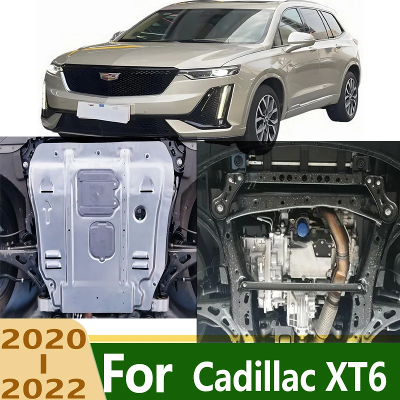 Fit For Cadillac XT6 Underbody Engine Skid Plate Protector Anti-Collision Anti-Scratch Wear-Resistant Under Cover Splash Shield