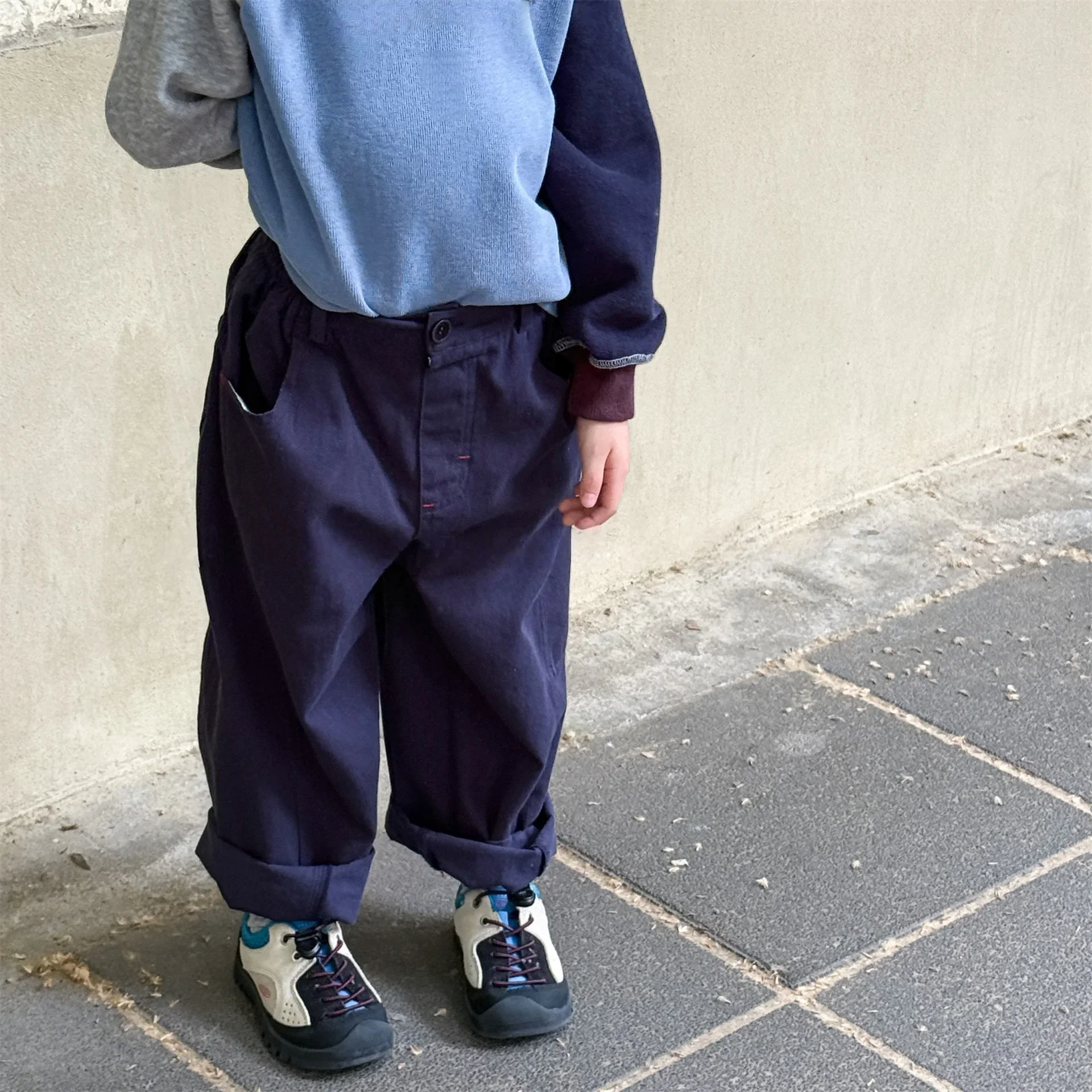 

Toddler Kids Boys Girl Clothes 1-6Y Cotton Washed Cargo Pants Multi Pocket Loose Fit Soft Durable Fashion Casual Daily Trousers