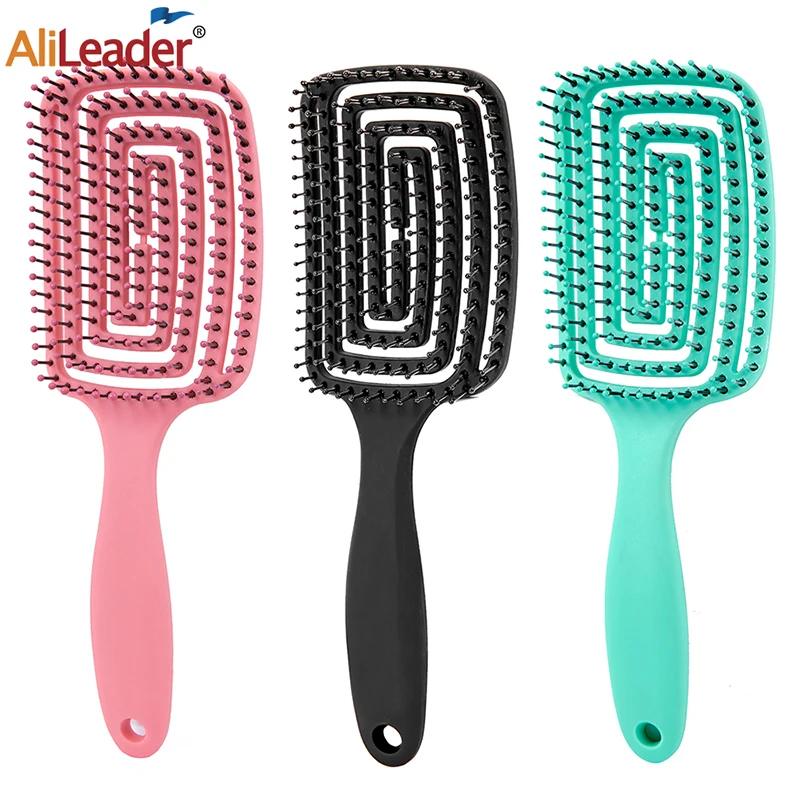 1Pcs Scalp Massage Hair Comb Detangling Brush For Natural 3a/4c Long Thick Curly Black Hair Household Styling Tools For Women