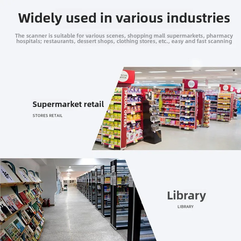 Scannen Pistole DW158 Scannen Plattform QR Code Zahlung Wired Handheld Barcode Scanner Supermarkt Kassierer Box