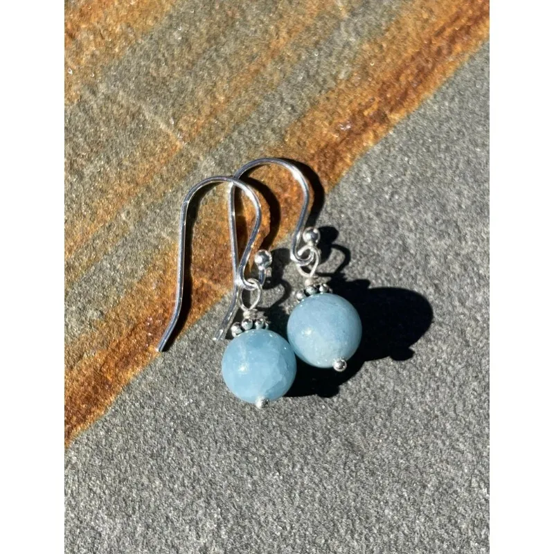 Aquamarine earrings: The birthstone of March