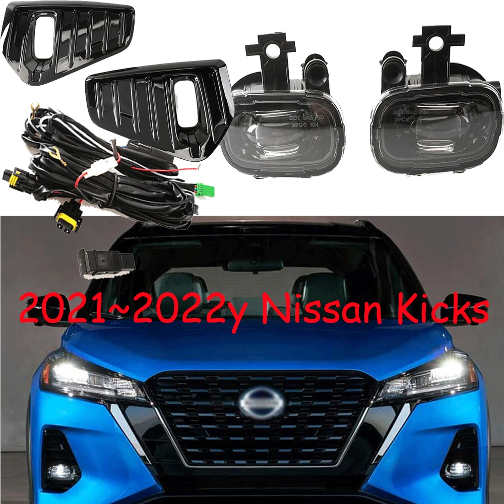 

Car Bumper headlight for Nissan kicks daytime light 2021~2022y car accessories LED headlamp kicks fog light