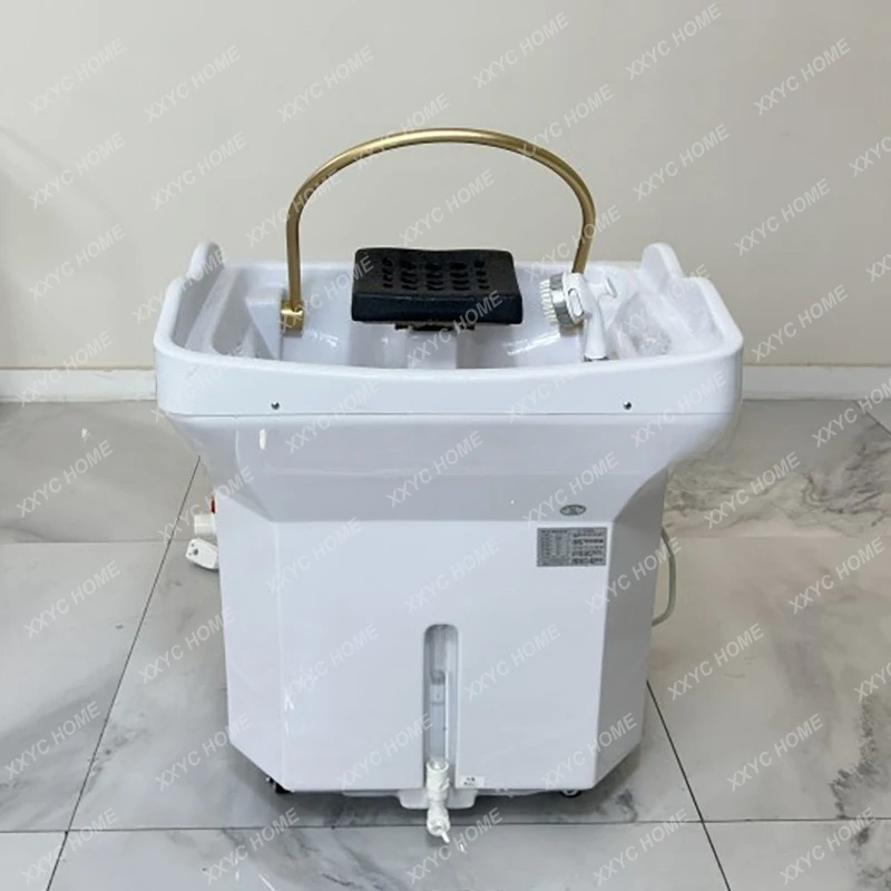 A  Mobile head therapy basin portable water circulation constant temperature fumigation without connecting to water spa beauty