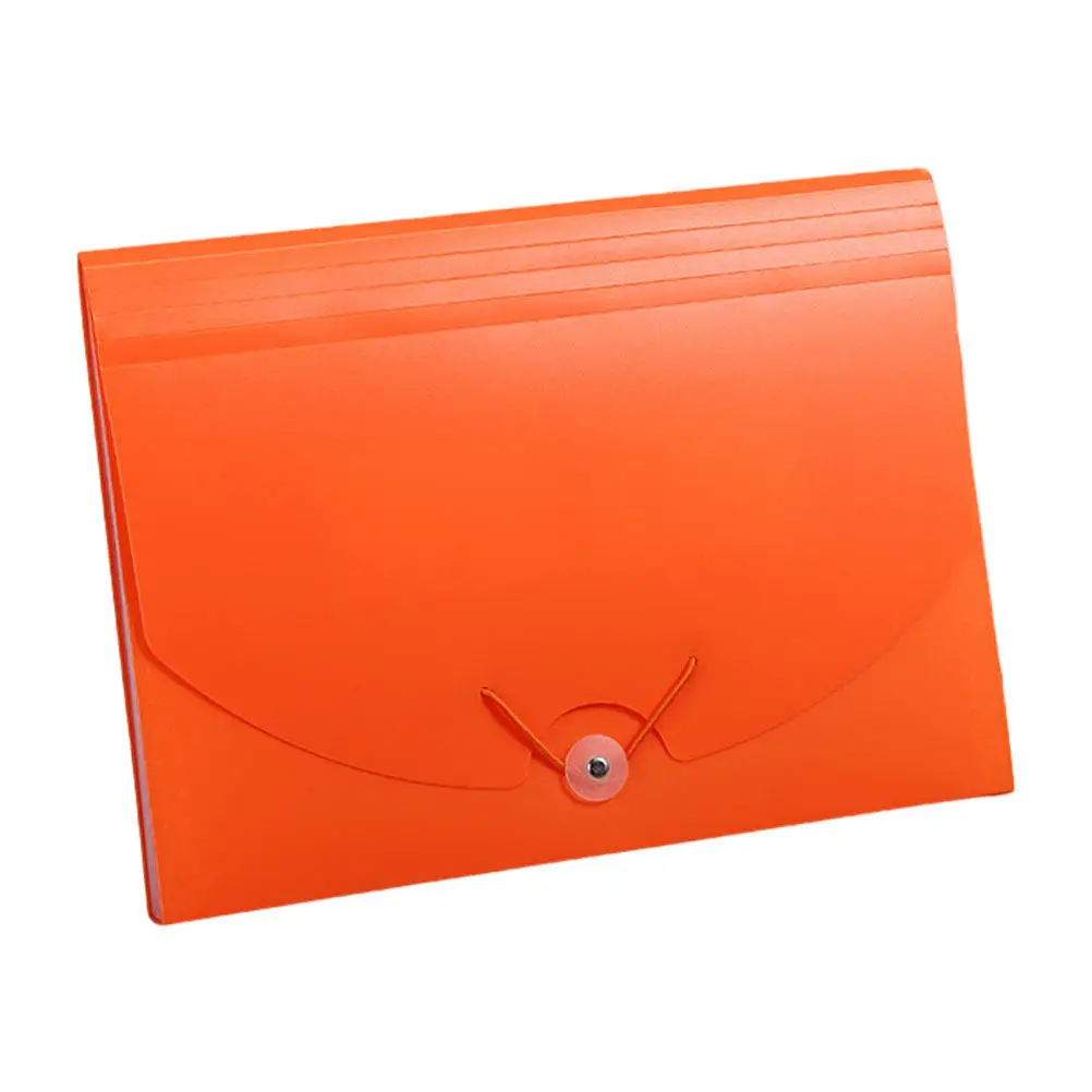 

Portable Accordion File Folder Heavy Duty PP Material Document Organizer for Office School Home Travel Receipts Bills Cards