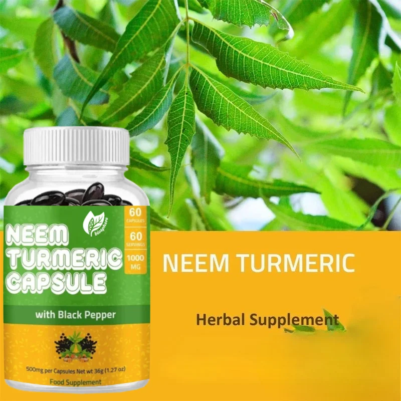 Turmeric Capsules | Black Pepper, Azalea, Turmeric, Joint Health Support, 60 Capsules
