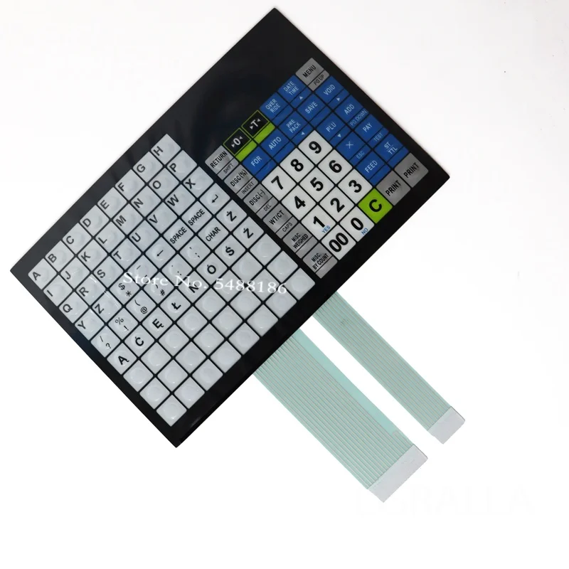 Brand New CL5000 Keyboard English Language for CAS CL5000J CL5500 Scales with Pole Keypad including Overlay Scale Parts