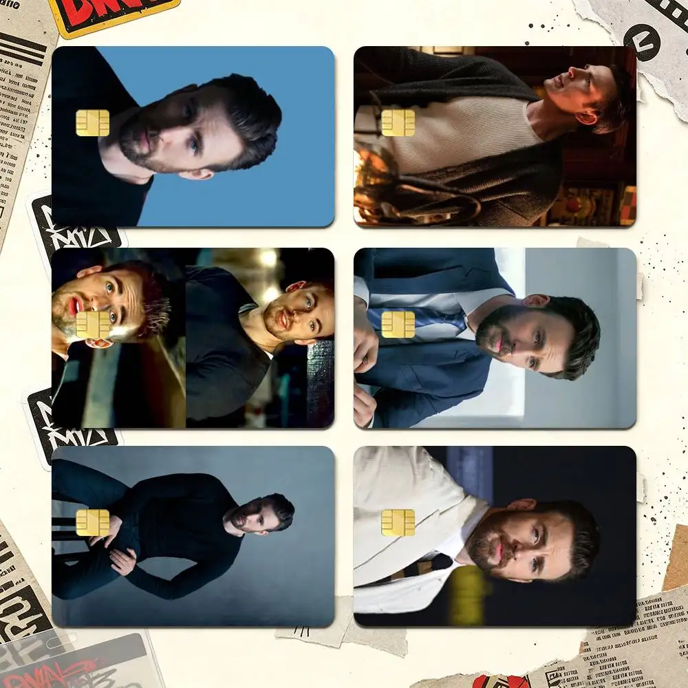 Christopher Robert Evans Credit Card HD Stickers Easy to replace, change card style anytime as you like