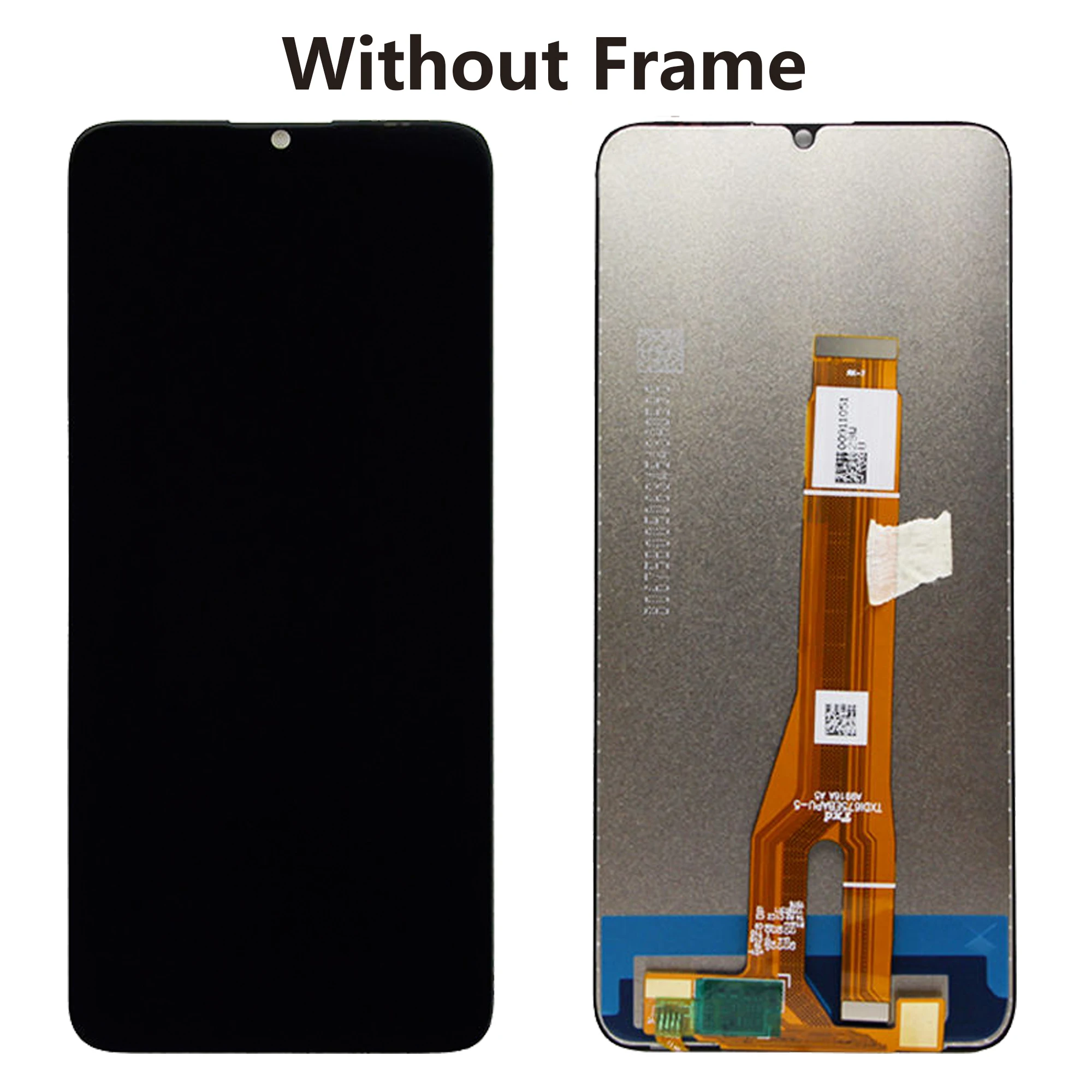 For Huawei Honor X7A Full With Frame Screen RKY-LX2 Touch Panel Digitizer Display Assembly Replacement Repair Parts