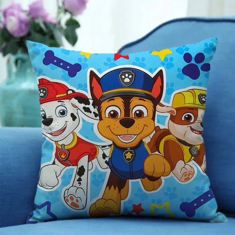 PAW Patrols Pillow Cases Anime Print Pillow Covers Cute Cartoon Pillow Cases Bedroom Room Home Decoration kawaii Birthday Gift - view 4