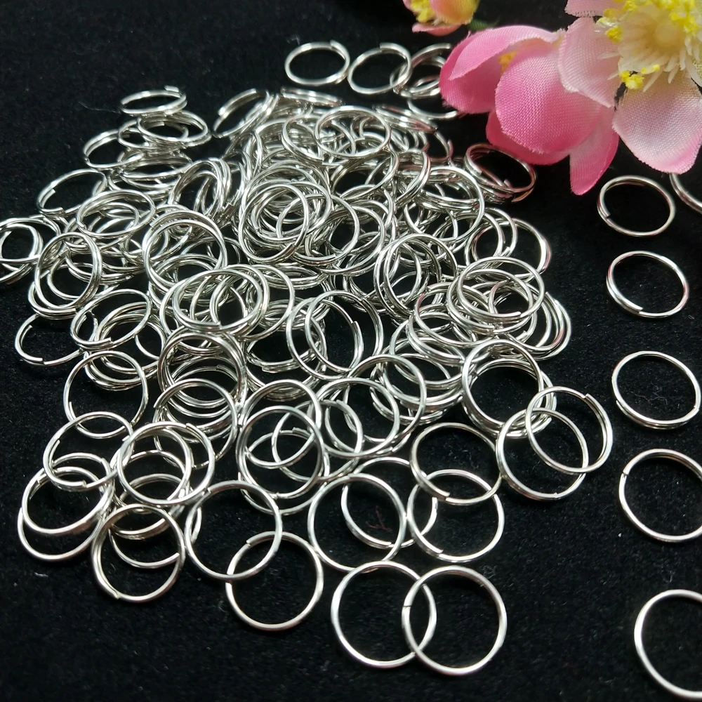 Metal Rings 10mm/15mm Diameter For Connecting Sequins Paillette Curtain/Bag Accessories