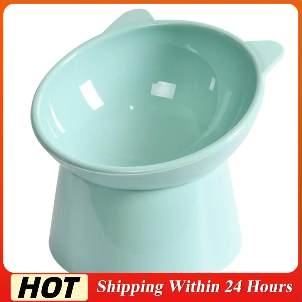 

Наклонная миска для кошачьего корма, блюдо для кошачьего корма, эргономичная приподнятая миска для кошачьего корма, пластиковая миска для кормления кошек с защитой от рвоты