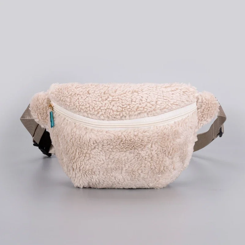 

Plush Crossbody Bag for Girl Fashionable Chest Bag Purse and Handbags Class Bags for Girl Travel Bags Designer Bag Сумка Женская
