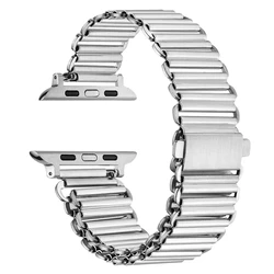Stainless Steel Loop Watch Strap for Apple Watch Ultra 2 Watch Band S10 42mm 46mm 9 8 7 45mm 41mm SE 6 5 4 38mm 40mm 44mm 49mm