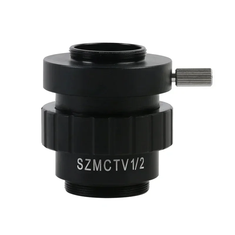 SZMCTV 1/2 1/3 1/1 Adaptador De Câmera De Microscópio 28mm Para C-mount Simul Focal Trinocular Adaptador De Microscópio Estéreo