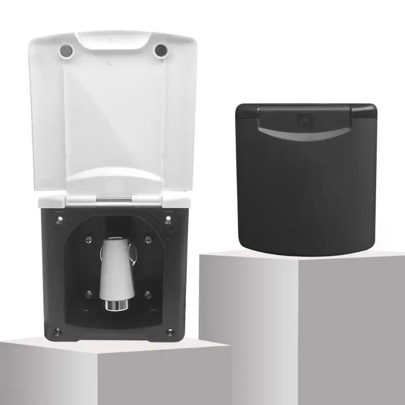 G7NA Camper-Duschbox für den Außenbereich, magnetischer Klappdeckel, ABS-Wassertank-Abdeckkappe – Detail 9
