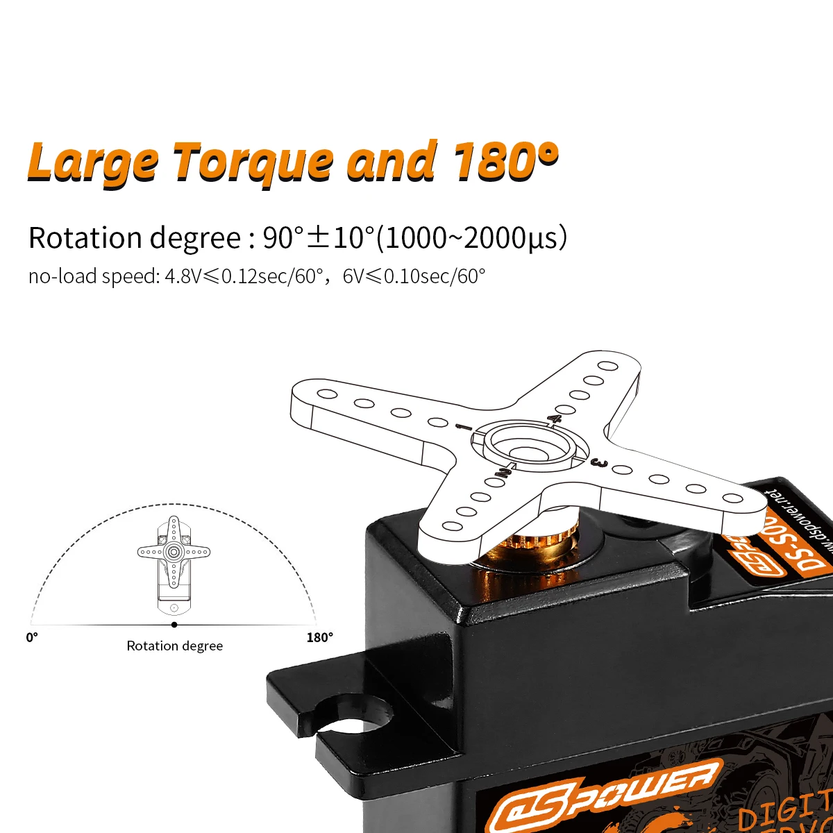 DSpower 17g 21g Metallgetriebe High Torque Micro Digital Servomotor für 1/18 1/16 1/14 RC Auto HYPER GO Wltoys Flugzeug Boot Roboterarm