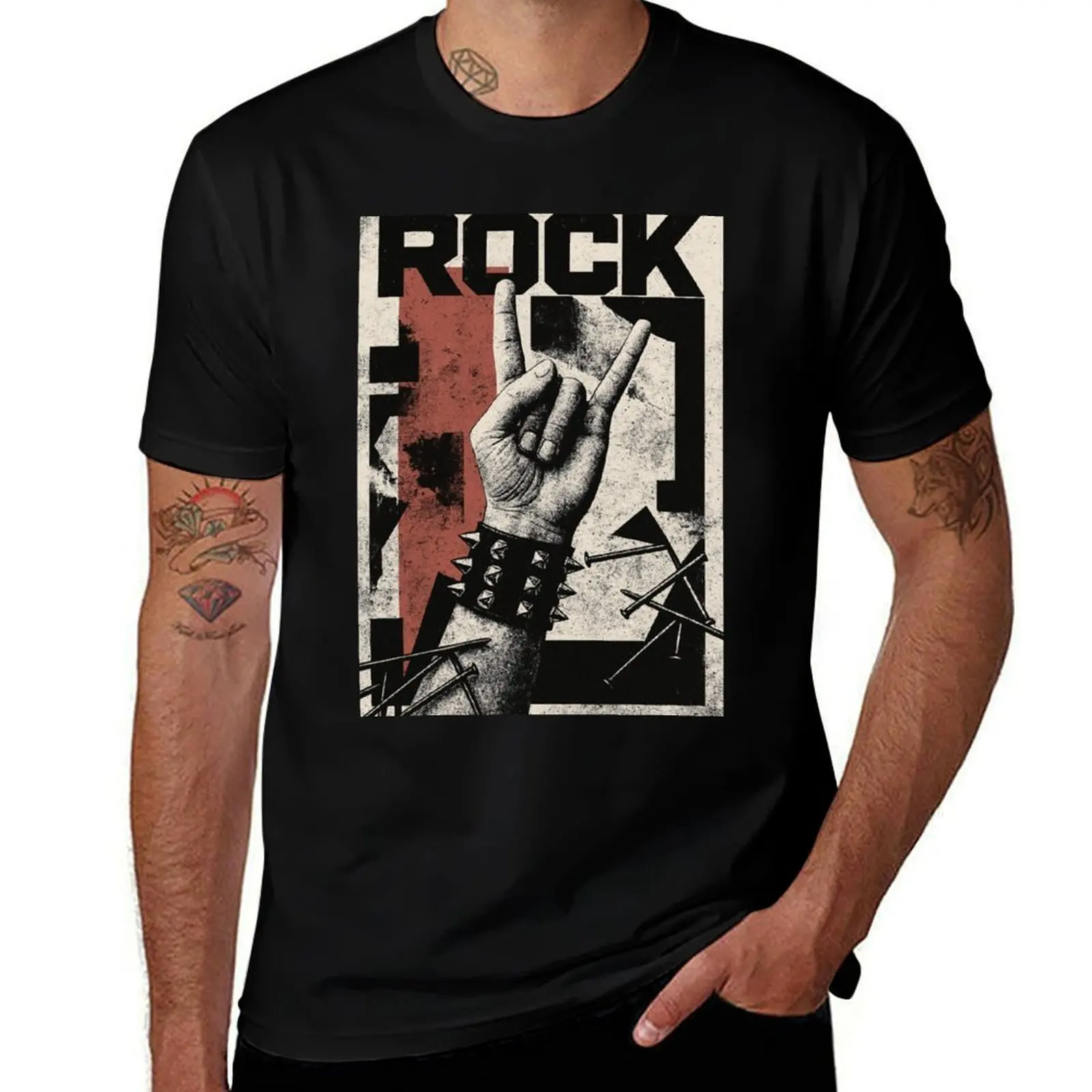 

Metal rock T-Shirt anime tshirt T-shirts man cotton man t-shirts designer shirts mens funny t shirts