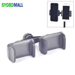 1 To 2 Double Ball Joint Adapter Car Bracket for 17mm Ball Head Base Adgustable Mount Moible Phone Stands for Gps Live Broadcast