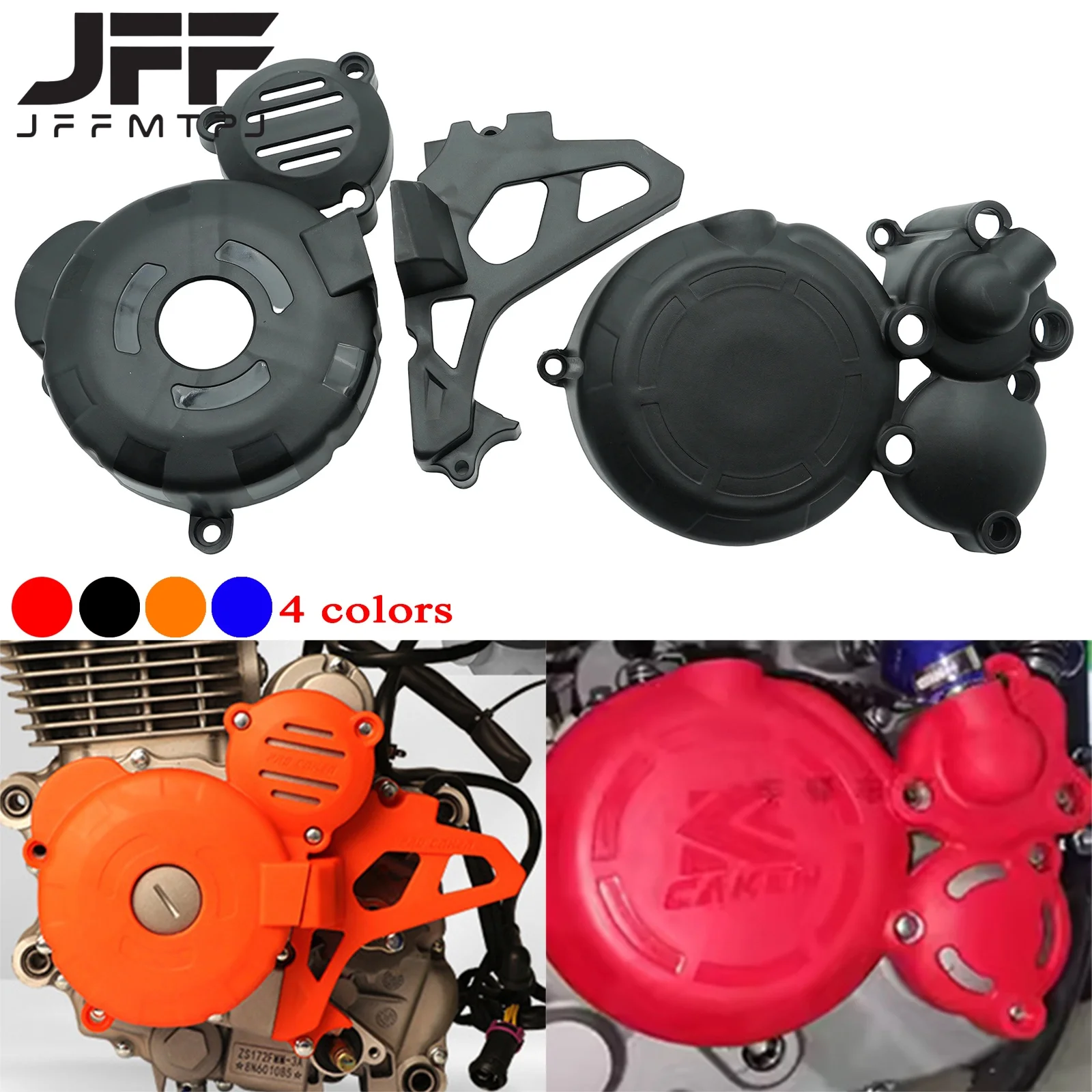 Motorcycle Magnetic Motor Protective Clutch Driver Sprocket Crankcase Ignitoin Cover For ZONGSHEN CBS300 HJMOTO KEWS ZUMA AJ1