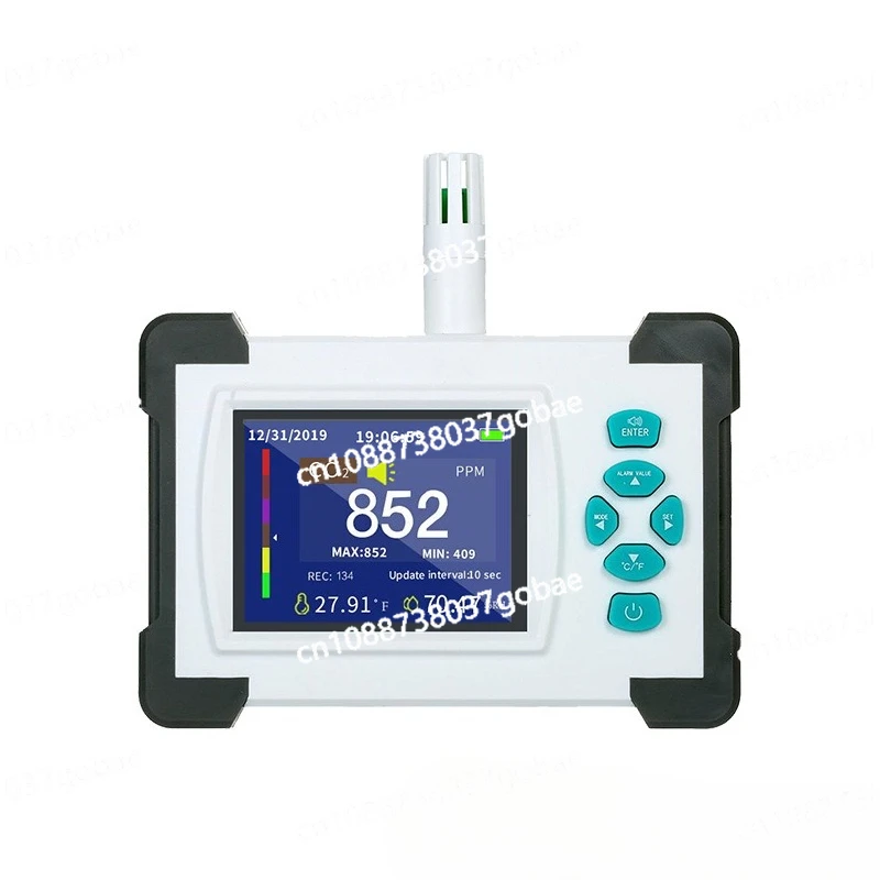 

Multifunctional environmental detector, carbon dioxide sensor, home indoor oxygen detection