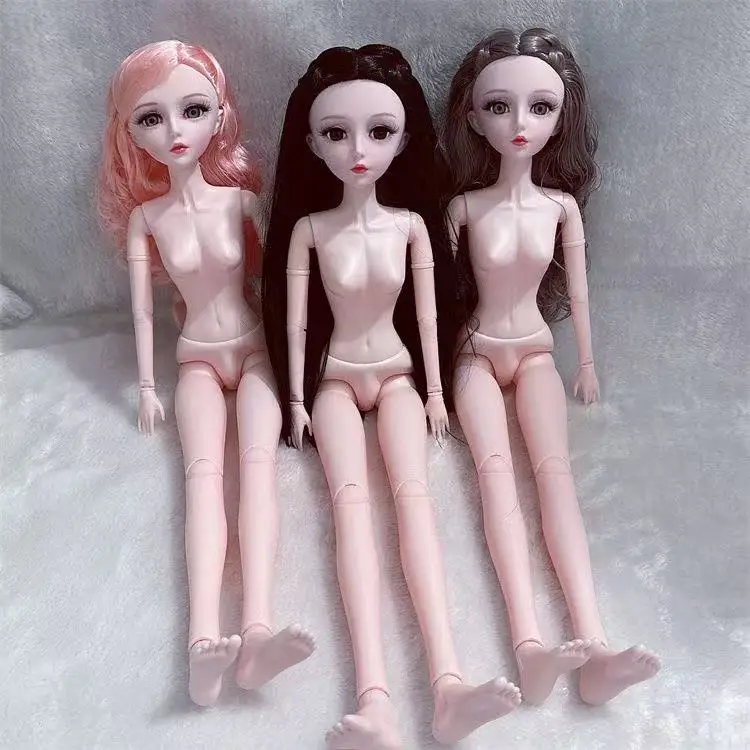 

New 60cm Curly Hair Doll Only Head /whole Doll BJD Doll 22 Joint Moveable Body Girl Doll Toy Gift