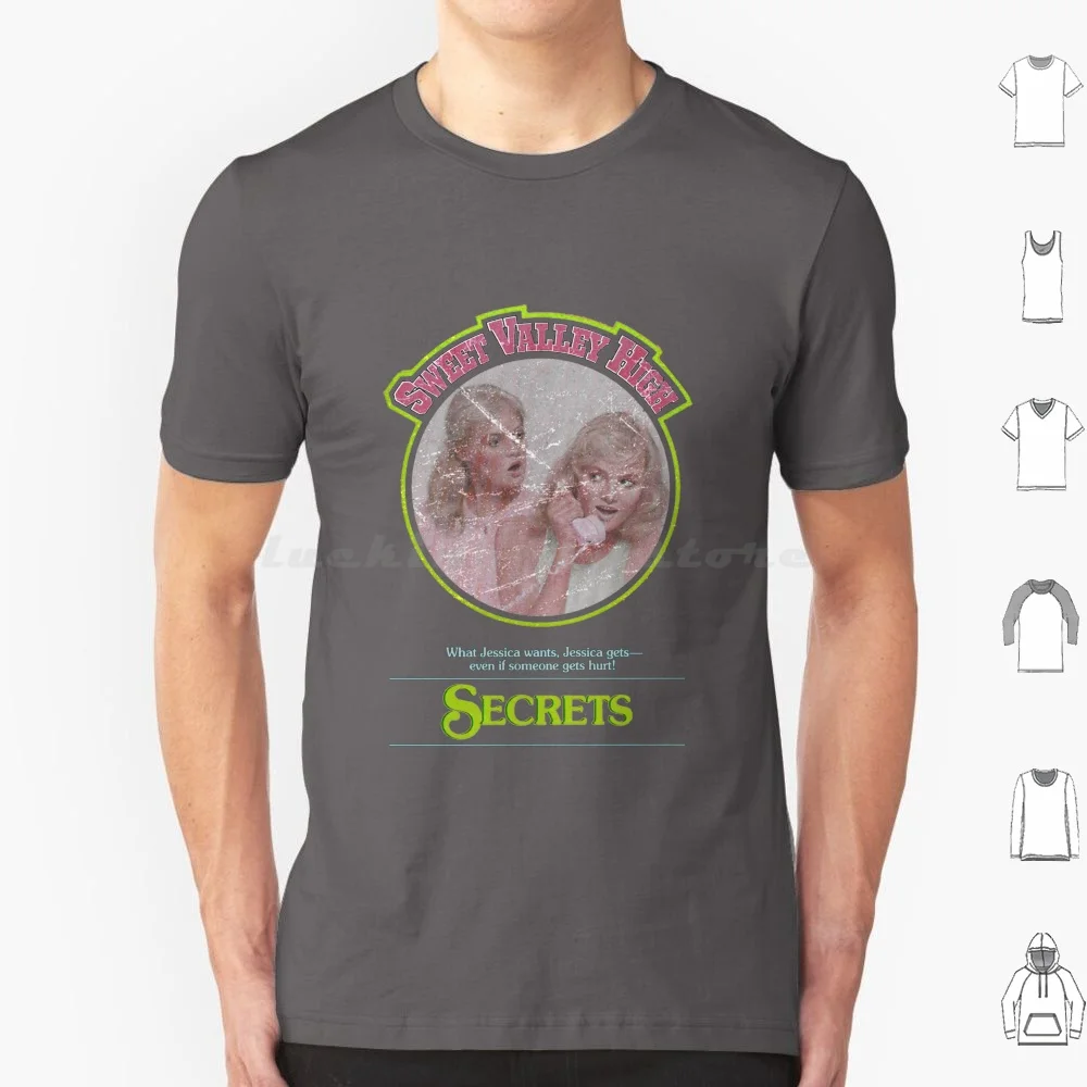 Svh Book #2 : Secrets T Shirt Big Size 100% Cotton Sweet Valley Sweet Valley High Wakefield Elizabeth Wakefield Secrets